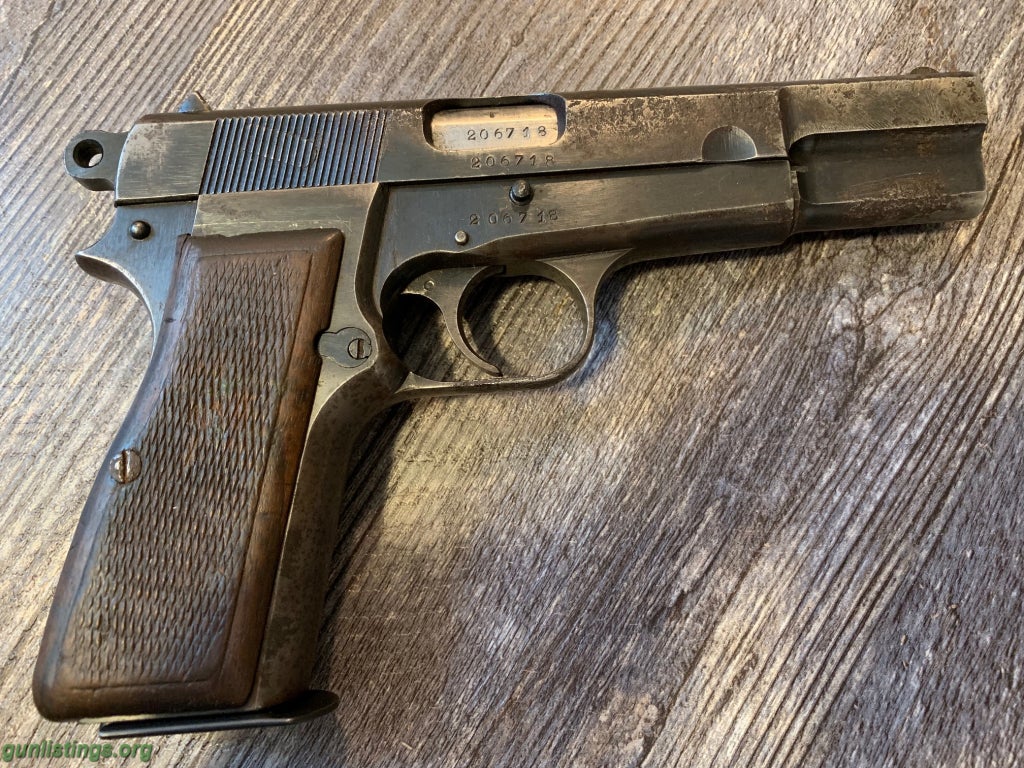 Pistols WW2 FN Nazi Marked Hi Power 9mm