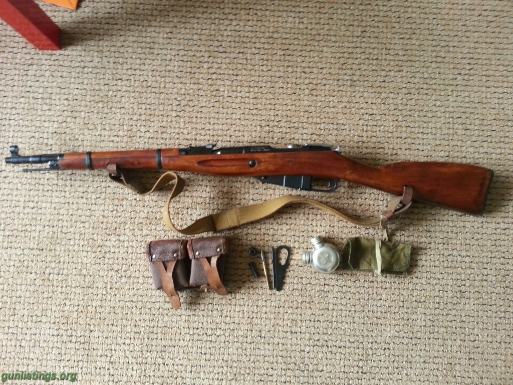 Rifles 1944 Russian M44 Mosin Nagant Carbines + Hex M91/30