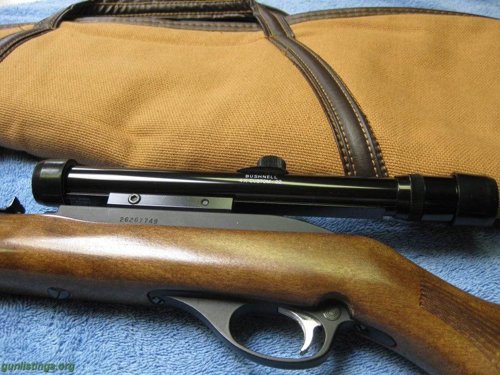 Rifles 22 Marlin Rifle W/scope