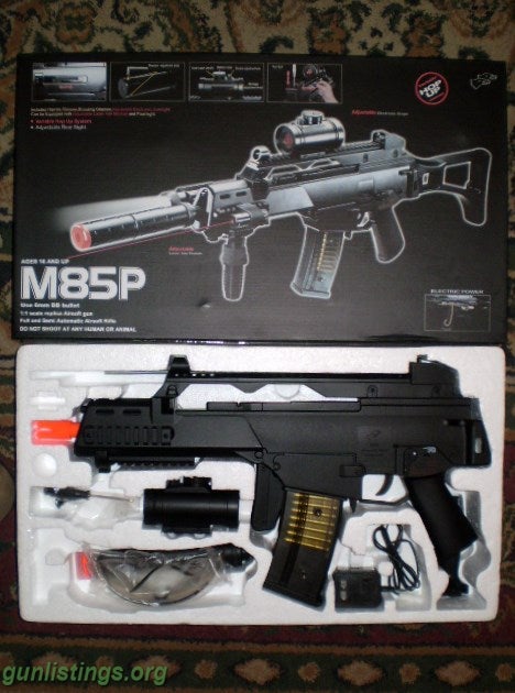 Rifles Double Eagle M85 G36 Style Airsoft Electric Rifle