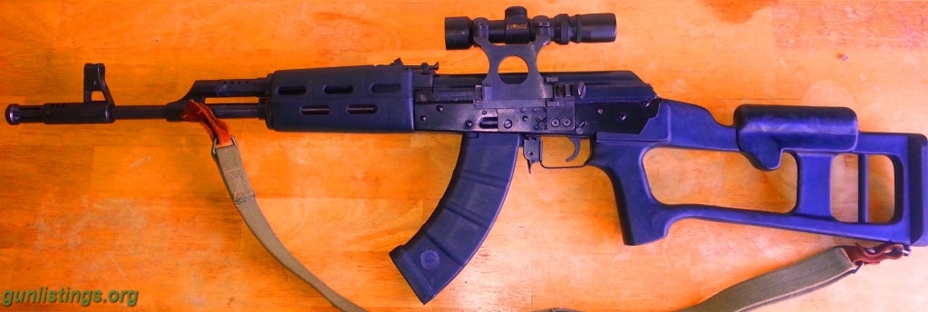 Rifles AK47 7.62x39 With Dragunov Stock & Scope/Mount