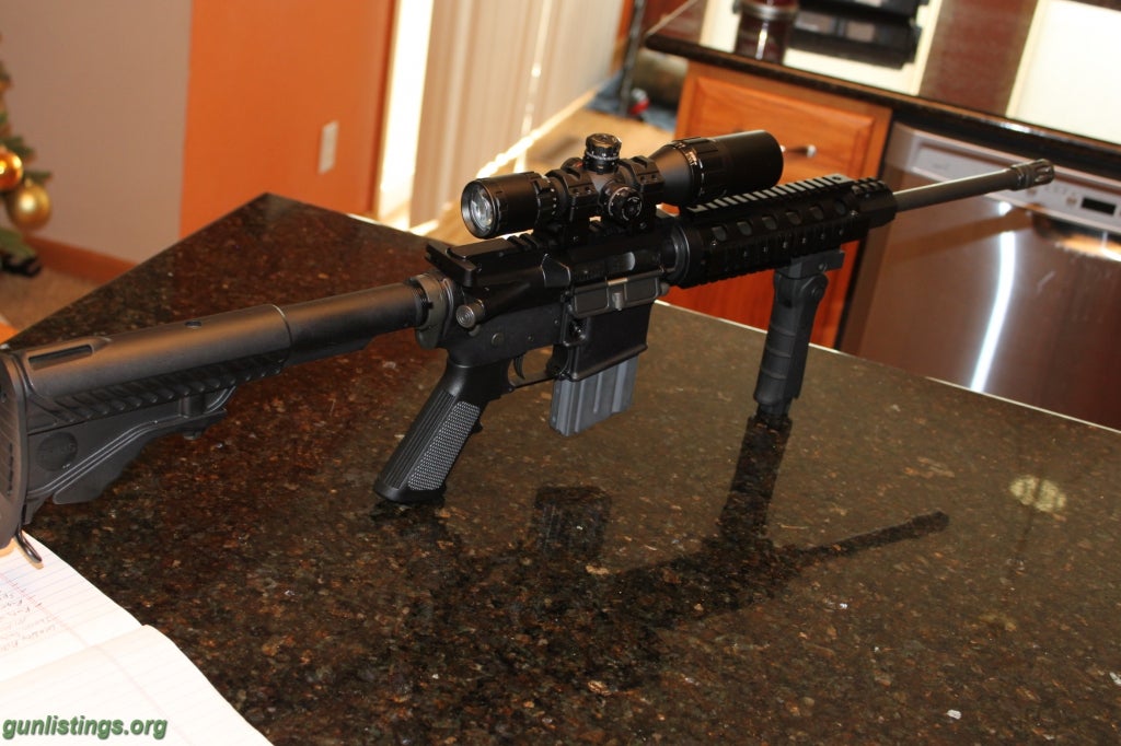 Rifles AR 15 DPMS Panther Arms With Scope