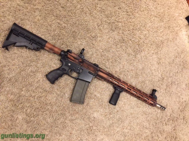 Rifles SOLD - Custom Ar15 Battleworn Burnt Bronze