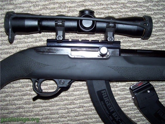 Rifles Custom Ruger 10-22,Threaded, Leupold, BX-25