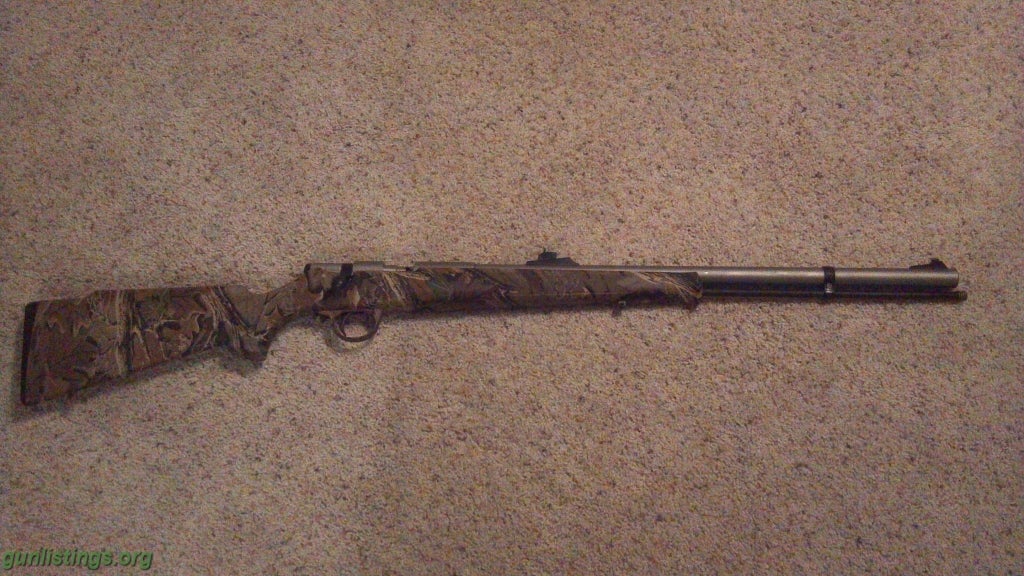 Rifles CVA Hunterbolt 50 Cal Camo/Nickel