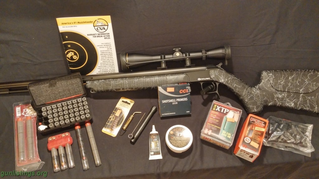 Rifles CVA Muzzleloader + Ammo And All Accessories