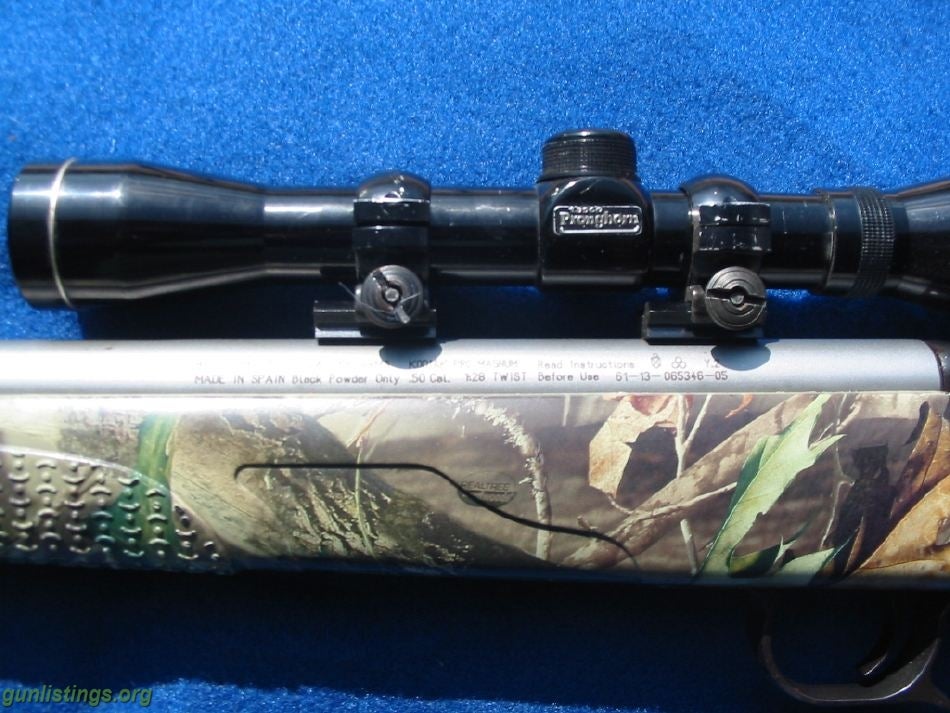 Rifles CVA Pro Kodiak Magnum Inline .50 Cal Muzzleloader Camo