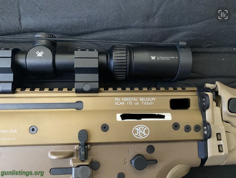 Rifles FN SCAR 17 FDE+6 Mags+Vortex Scope