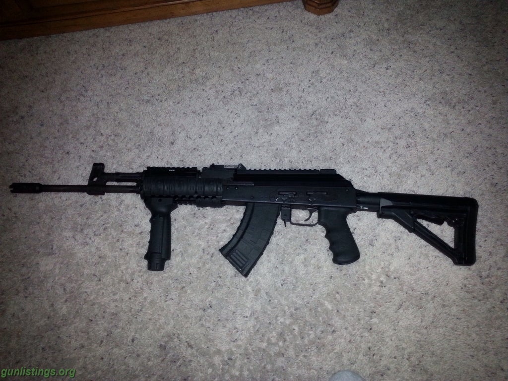 Rifles M10 Akm 7.62 With A Lot Of Accessories