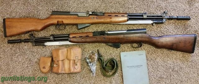 Rifles M1891/30 Mosin Nagant, Yugo M59/66A1 SKS, Accessories