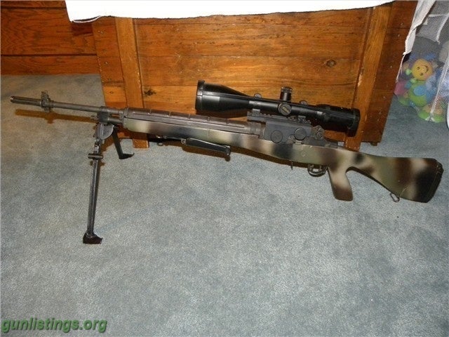 Gunlistings.org - Rifles M1A Tactical W Millett Sniper Scope & 560 Rds Ammo