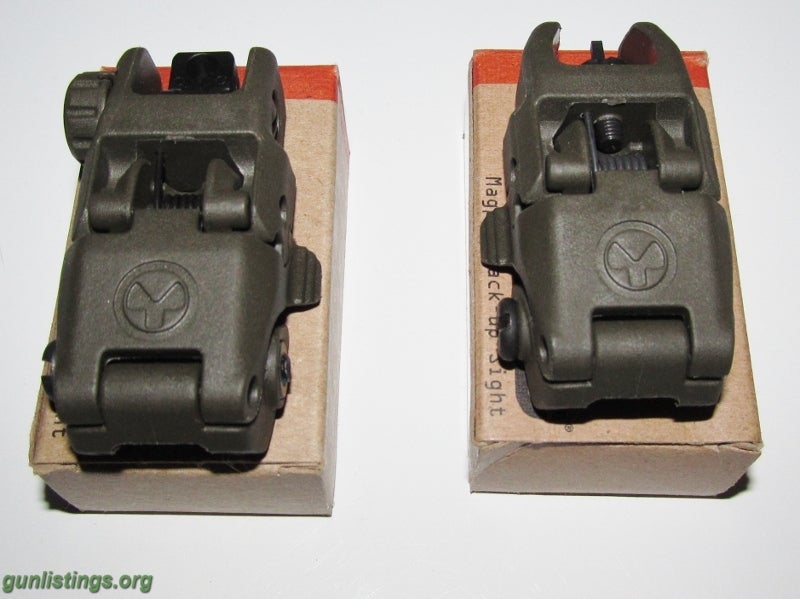 Rifles MAGPUL OD GREEN MOE AR-15 SIGHT SET