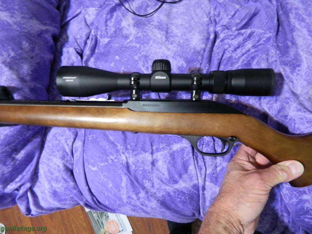 Rifles Marlin 60-22lr W/ Nikon Pro Staff BDC Scope