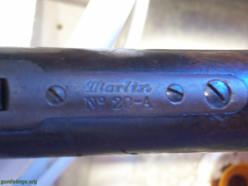 Rifles Marlin Model 20A .22 Pump