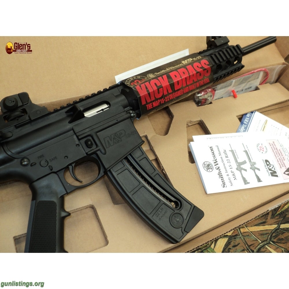 Rifles NEW Smith Wesson M&P 15-22 811030 .22 Lr Ar-15