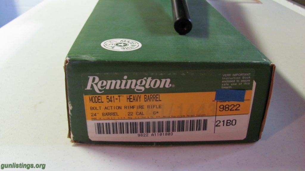 Rifles Remington 541-T Heavy Barrel