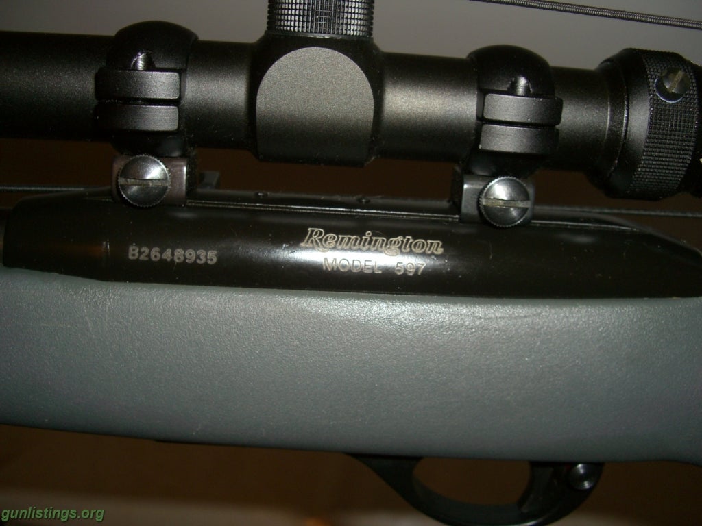 Rifles Remington 597 .22LR With Tasco 3-9X Scope