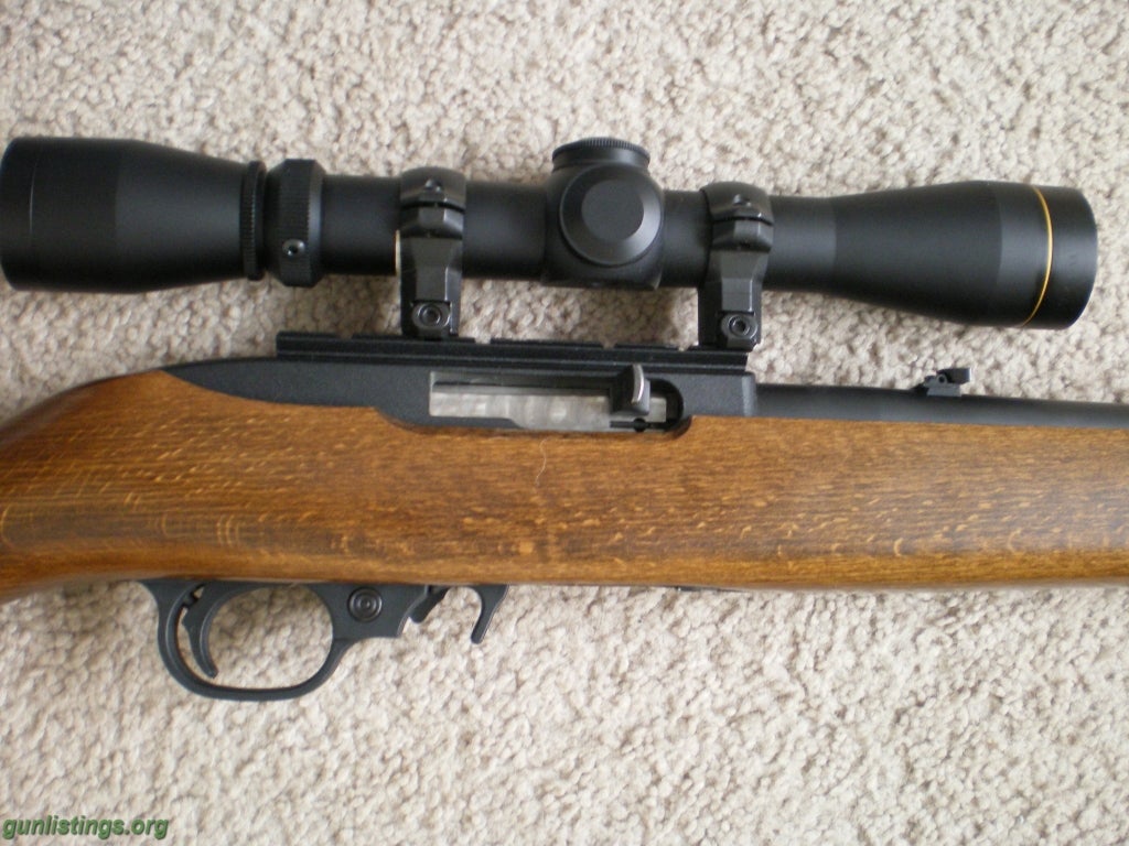 Rifles Ruger 10/22 With Leupold 2x7x33 Scope