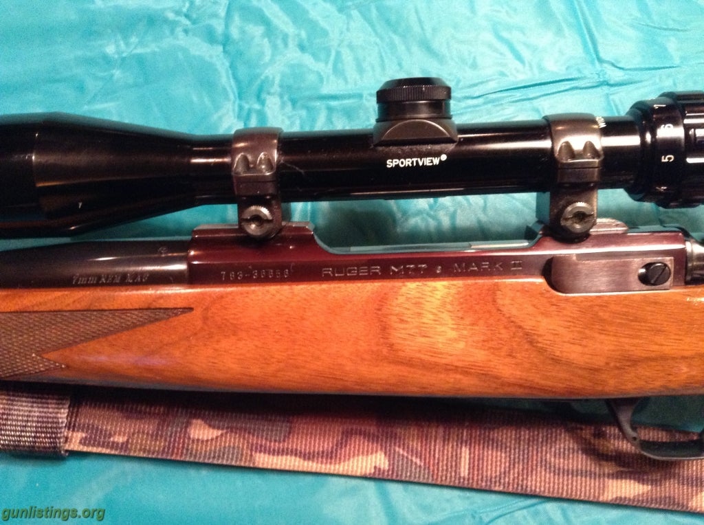 Rifles Ruger M77 Mark II 7 Mm REM Mag.  With Scope