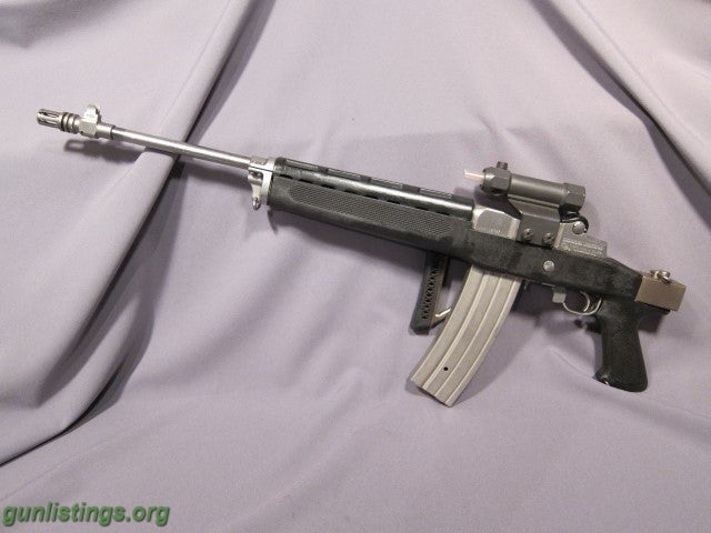 Rifles Ruger Mini-14, Stainless Steel, Folding Stock