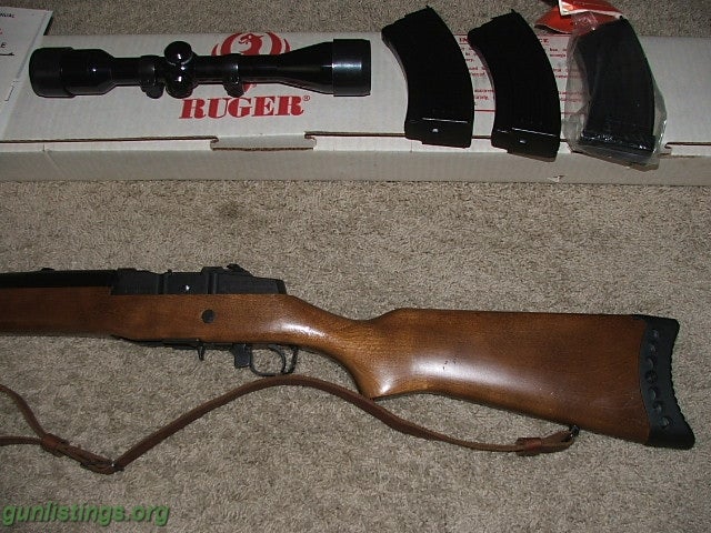 Rifles Ruger Mini 30 Ranch Rifle With Scope