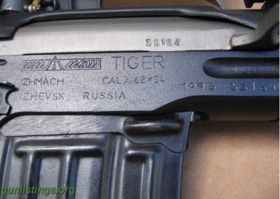 Rifles Russian SVD Tiger Dragunov 7.62x54R.