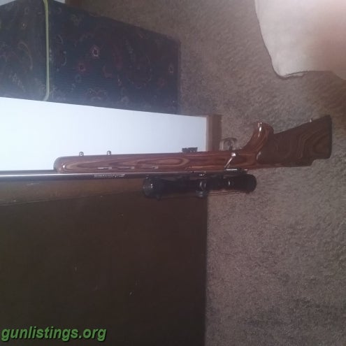 Rifles Savage Marl II 22lr All Stainless. Wood Thumbhole Stock