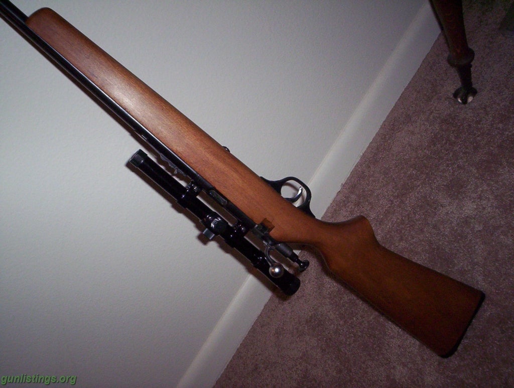 Rifles Sears .22 Cal Bolt Action Rifle W/Scope