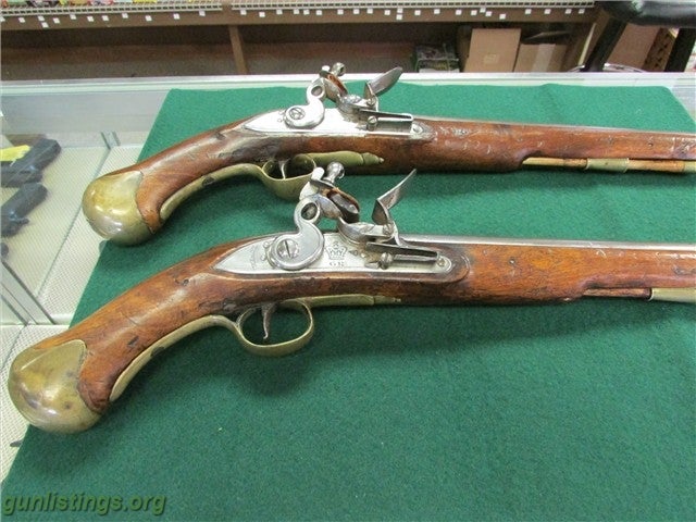 Rifles Tower Model 1760 Flintlock Pistol Set         Tower Mod