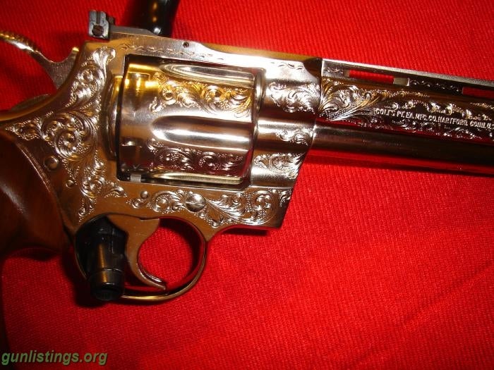 Shotguns FS: ENGRAVED - COLT PYTHON .357 MAGNUM