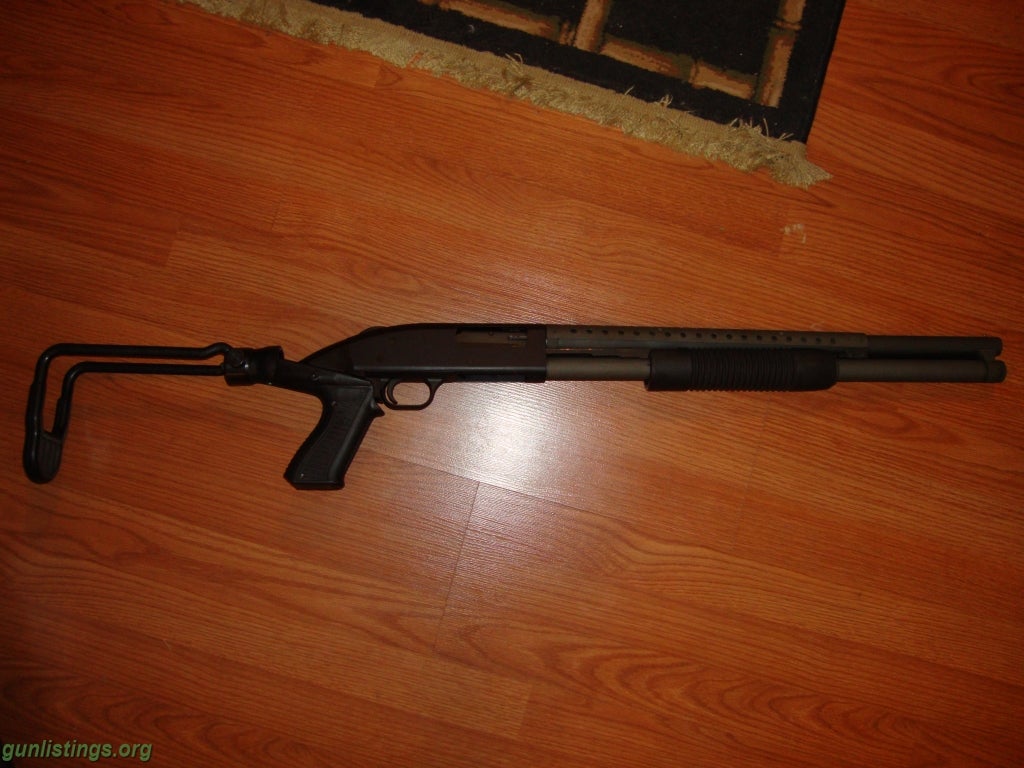 Shotguns Mossberg 500 8-Shot W/Knoxx Folding Stock