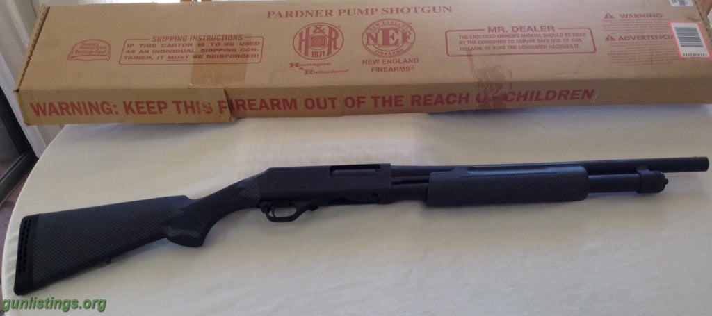 Shotguns NEF Pardner 12 Ga. Pump New/ Unfired