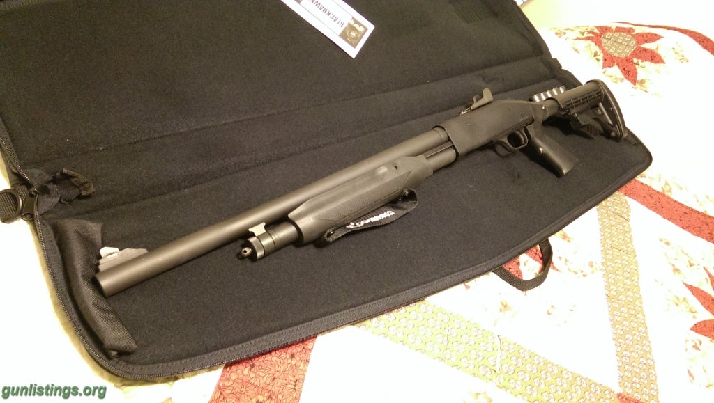 Shotguns NEW MossBerg 535 Tactical 12 GA. Shotgun+Case+Ammo