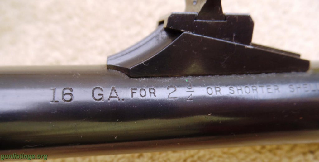 Shotguns Remington 870 16 Ga Rifled Slug Barrels