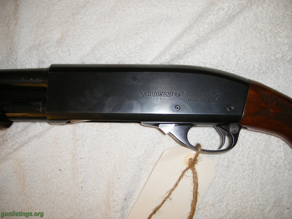 Shotguns Remington Wingmaster Model 870, 20 Gauge Pump Shotgun